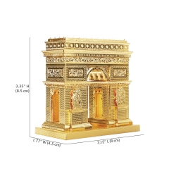 Metalowy Model 3D - Łuk Triumfalny